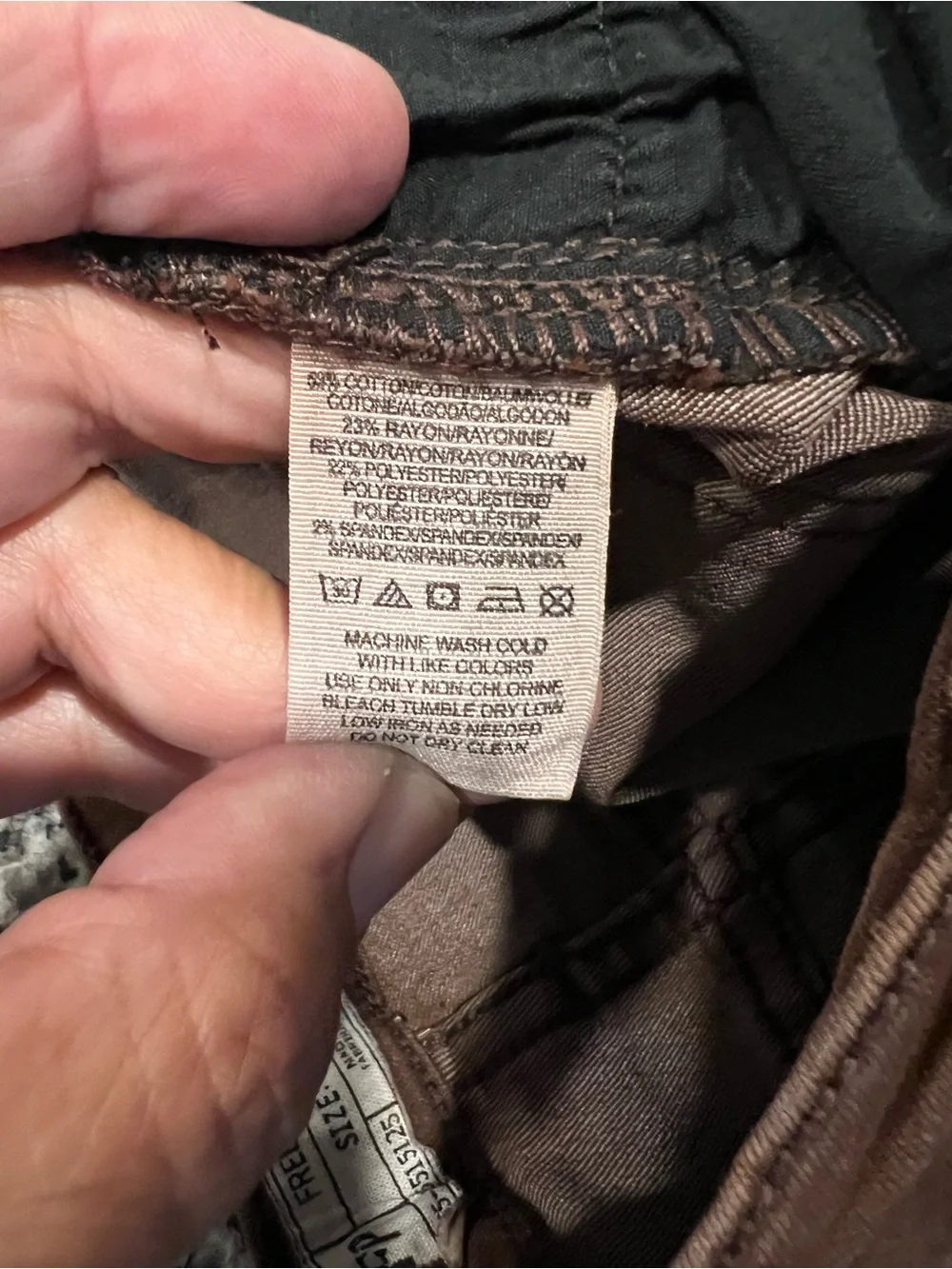 Free People Brown Skinny Jeans. Size 27